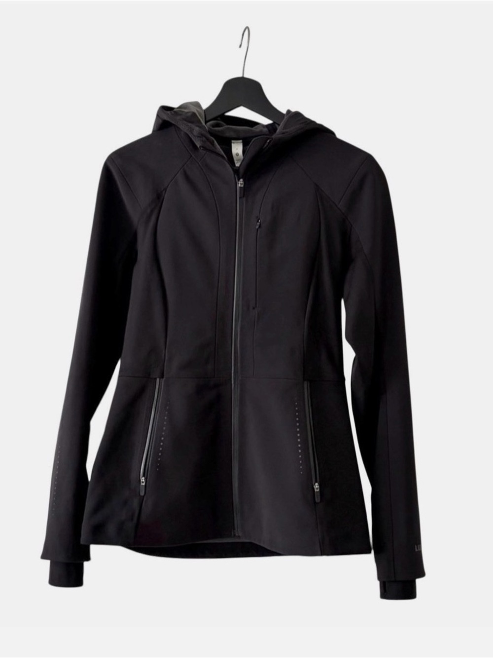 Lululemon Cross Chill Jacket RepelShell Black Woman’s 12 - Picture 2 of 10